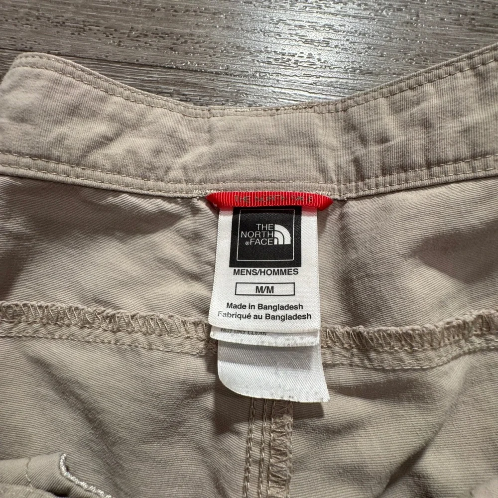 The North Face Horizon Cargo Shorts Mens Medium Tan Beige Nylon Hiking Outdoor